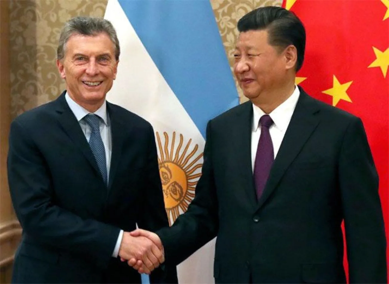 Presidente Macri junto a Xi Jinping