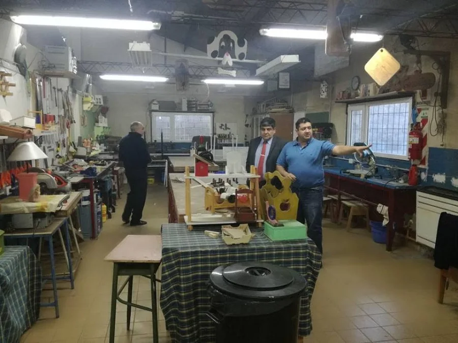  Arcando destacó la función educativa del Centro de Formación laboral Dr. Manuel Belgrano