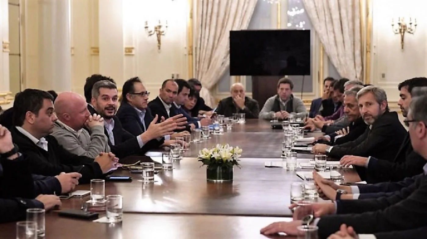 Reunión en Casa Rosada donde se trató el tema.