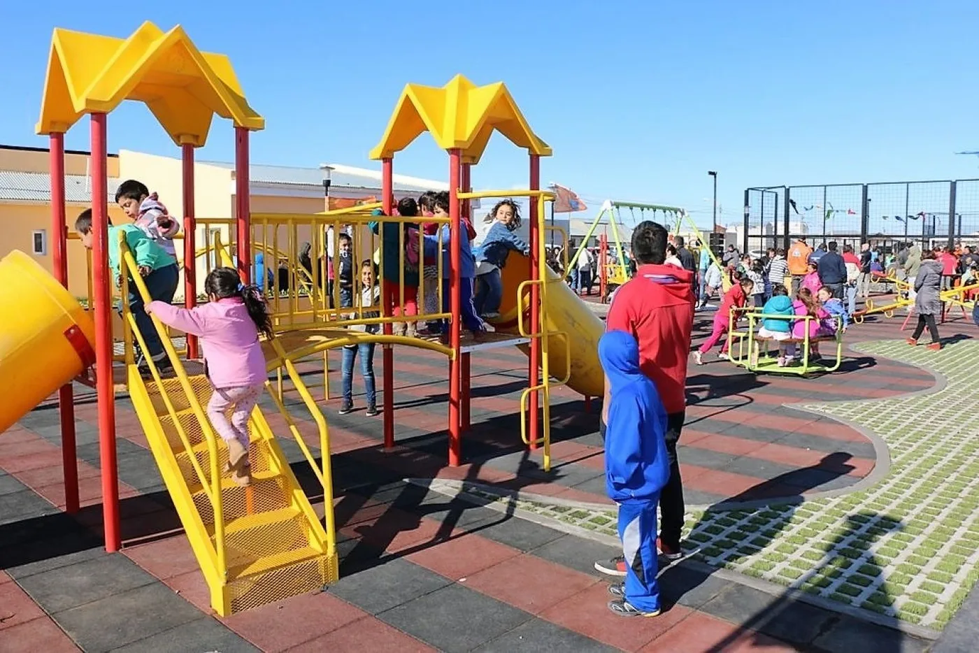 Jornada recreativa en el Mes del Niño.