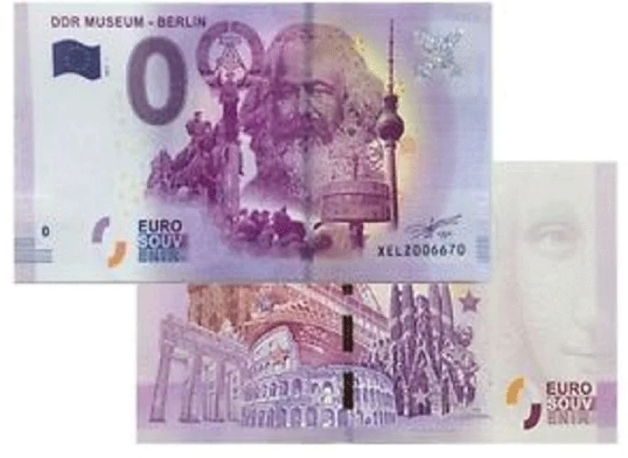 Billete de cero euros conmemorará el nacimiento de Karl Marx en Alemania