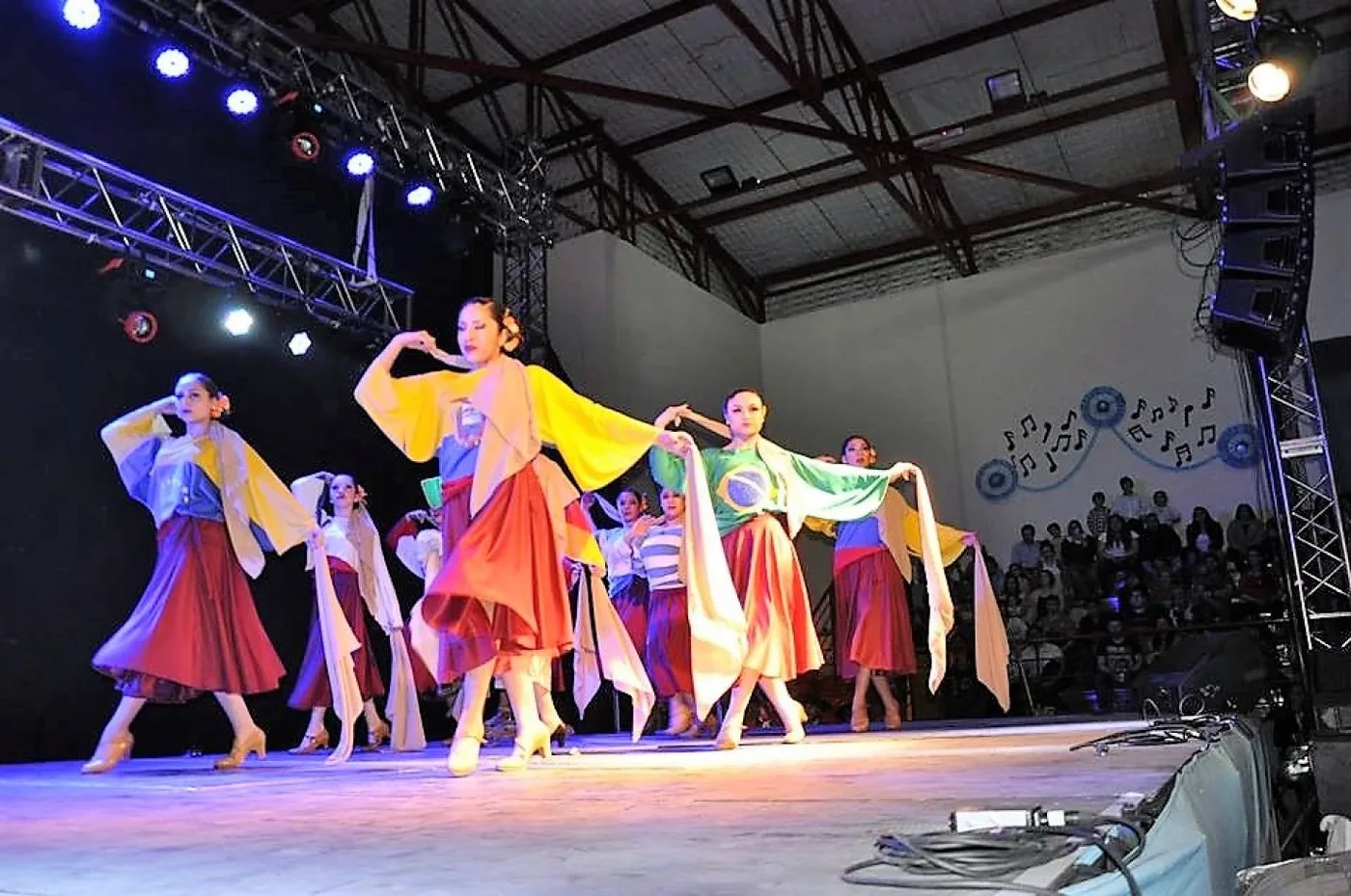 El ballet fueguino, se destaca en cada presentación.