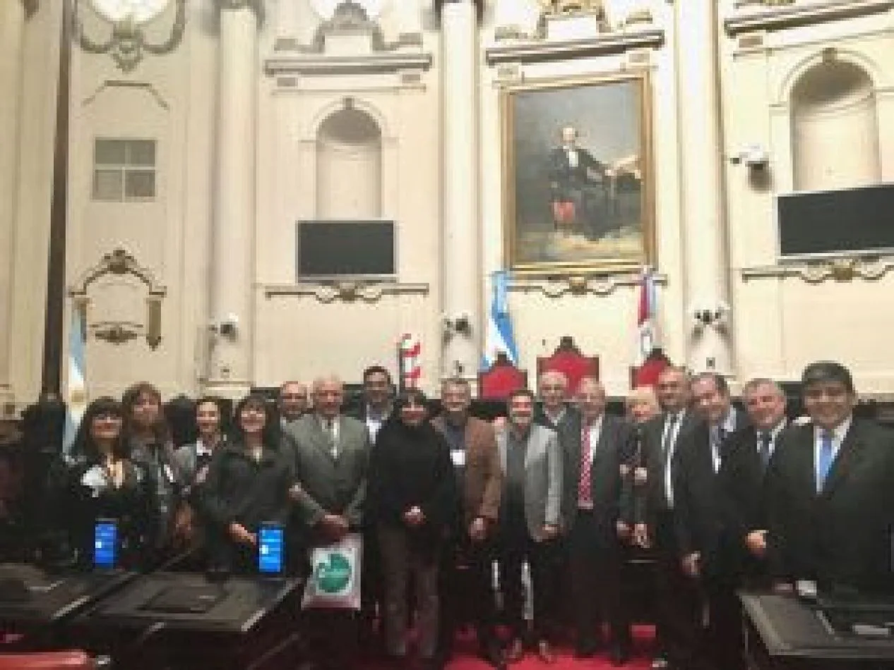 Arcando participó de la mesa ejecutiva del bloque argentino de Unión de Parlamentarios