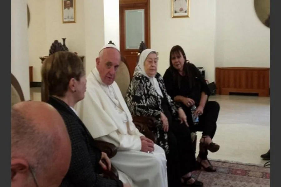 El Papa saludó a las Madres de Plaza de Mayo por su 41° aniversario