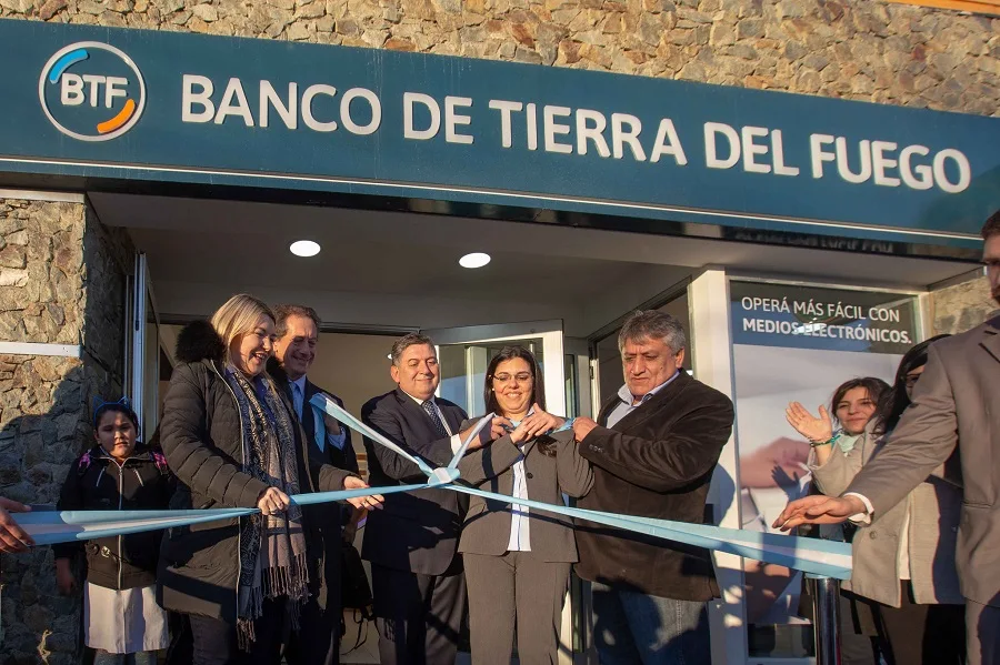 Se inauguró la Sucursal de Banco de Tierra del Fuego en esa ciudad de Tolhuin
