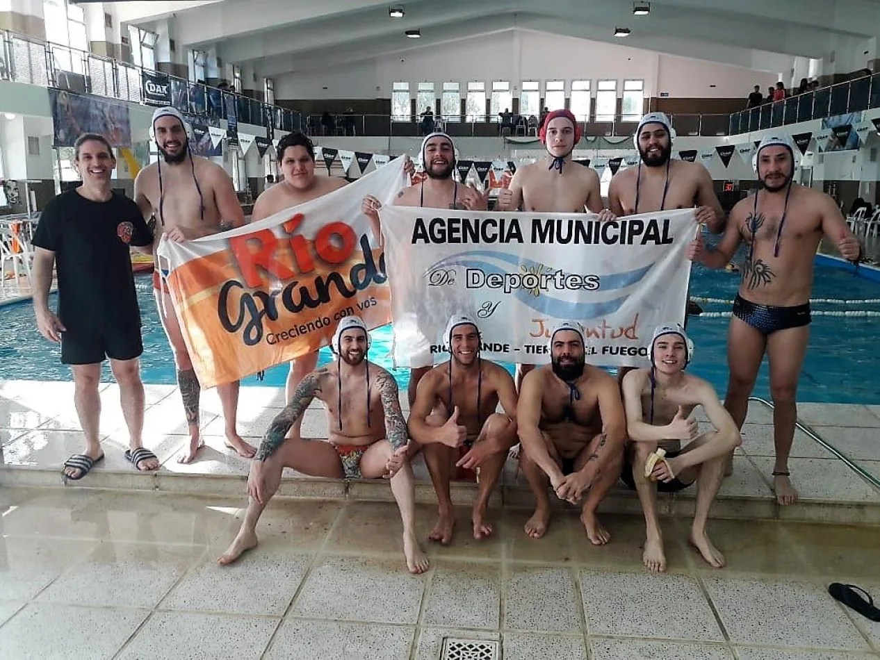 El equipo riograndense que hizo podio.