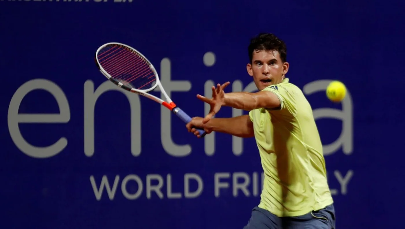 Dominic Thiem, durante el reciente Argentina Open.