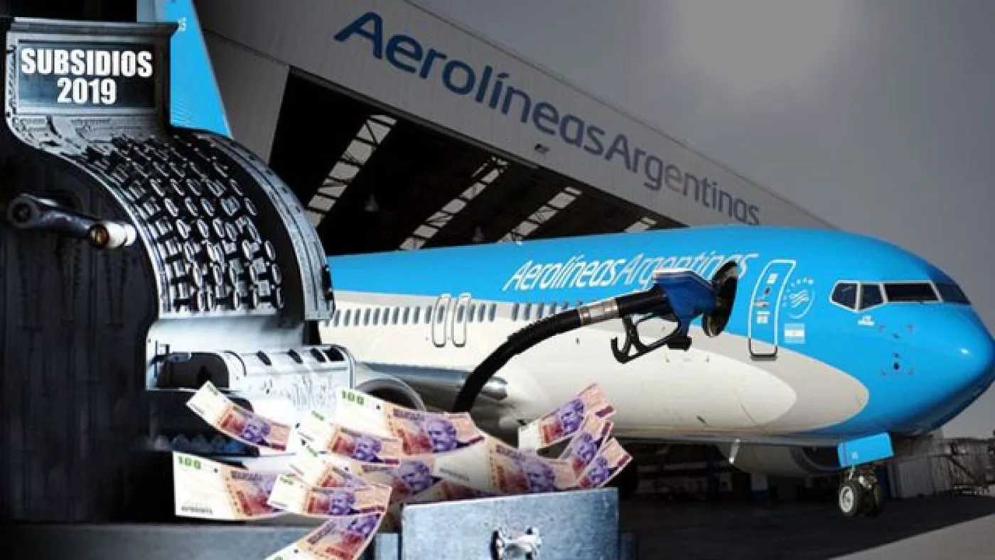 Aerolíneas abandona la política de "subsidio cero" para el 2019