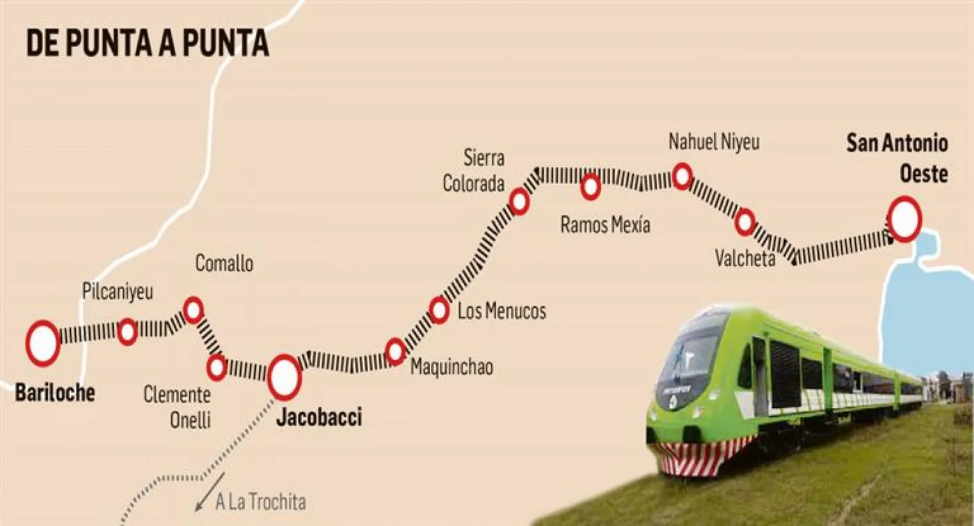 El tren que ilusiona a pueblos de la Patagonia