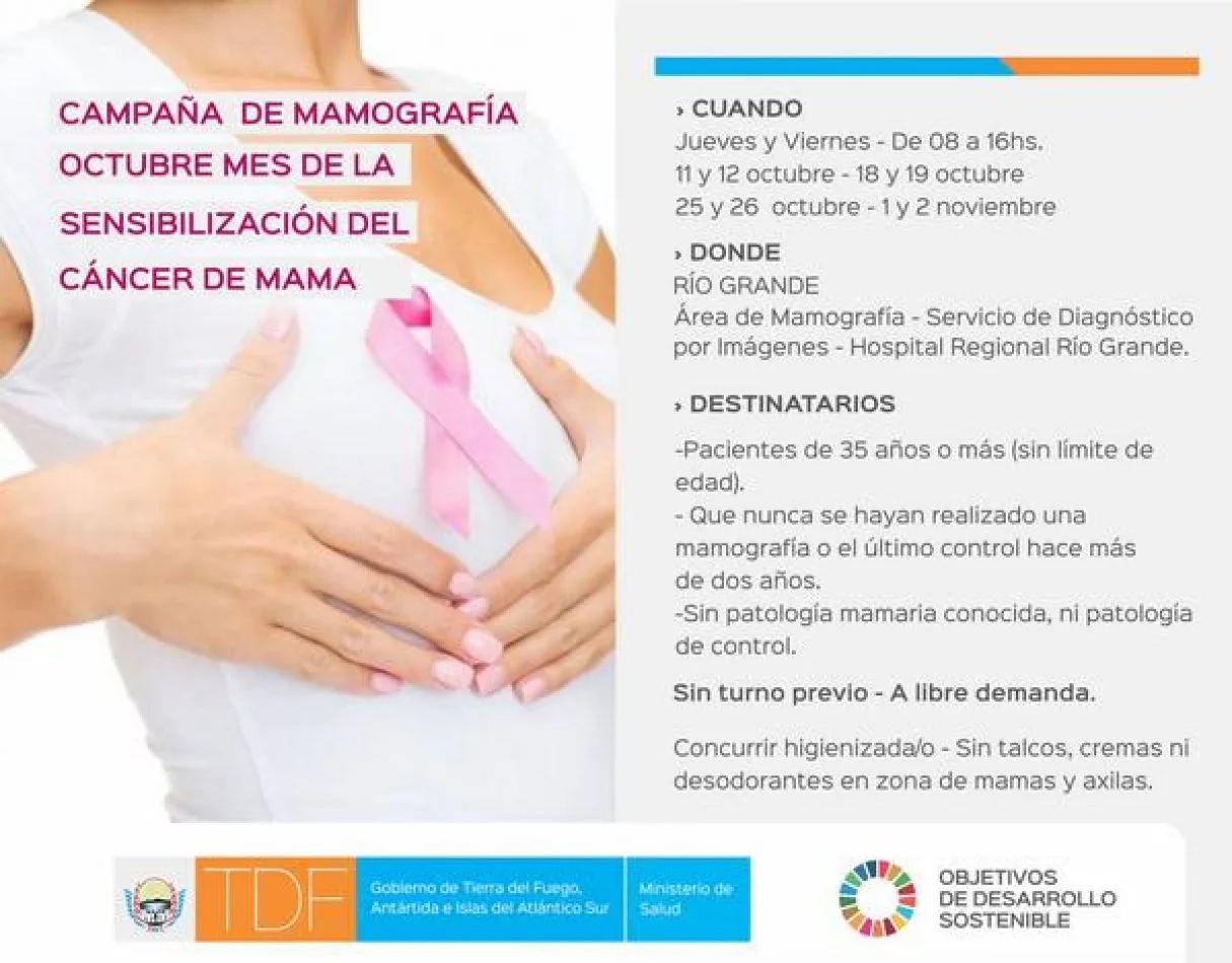 Campaña de mamografía