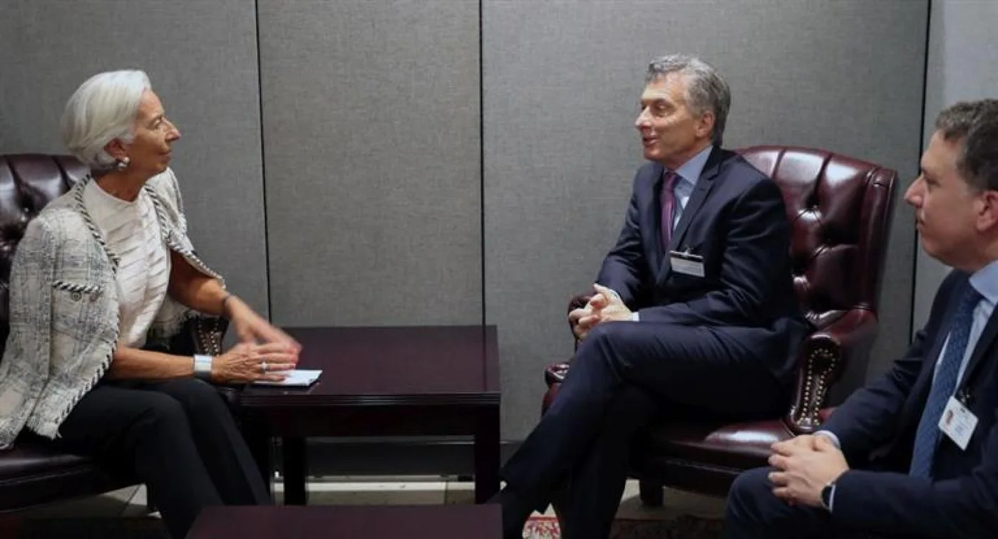 El presidente Mauricio Macri mantuvo un encuentro en la sede la ONU con la directora gerente del FMI, Christine Lagarde.
