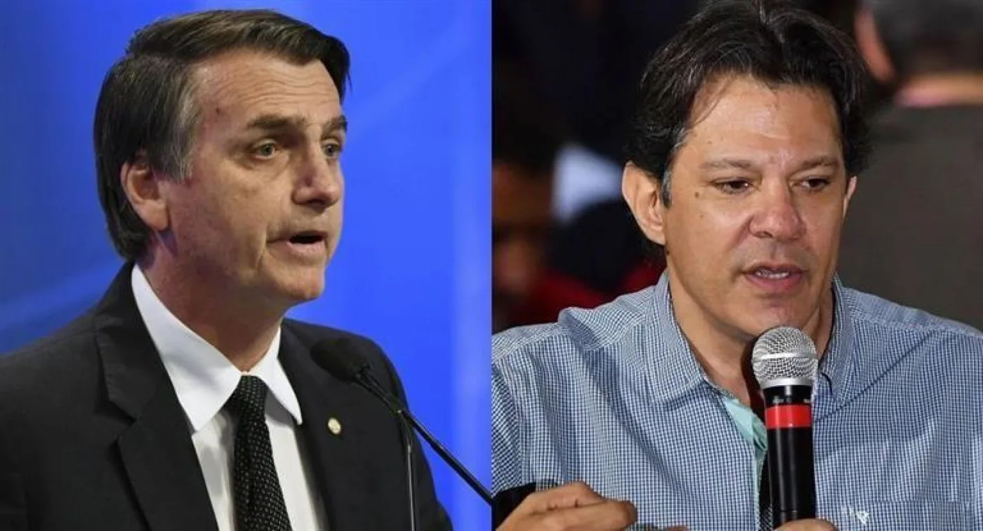 Bolsonaro ganó pero deberá ir a balotaje con Haddad