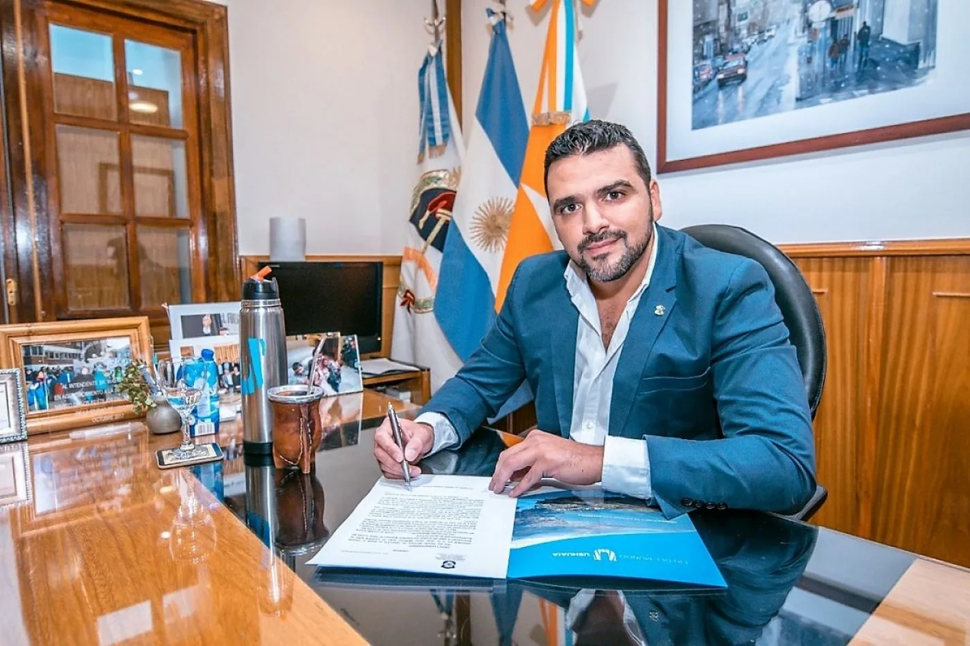 Walter Vuoto, intendente de Ushuaia.