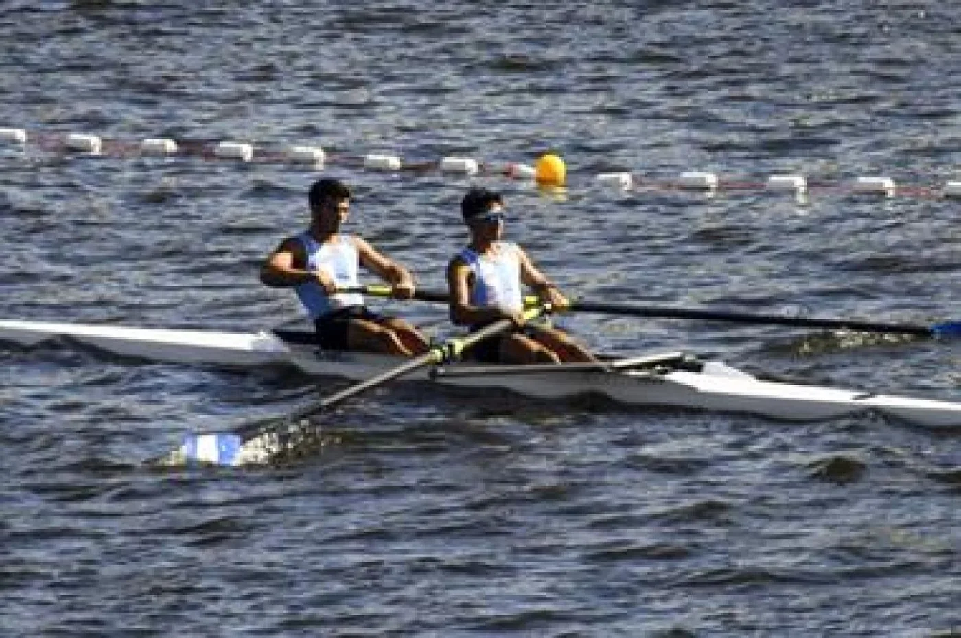 Tomás Herrera y Felipe Modarelli terminaron terceros en la regata final de par doble sin timonel