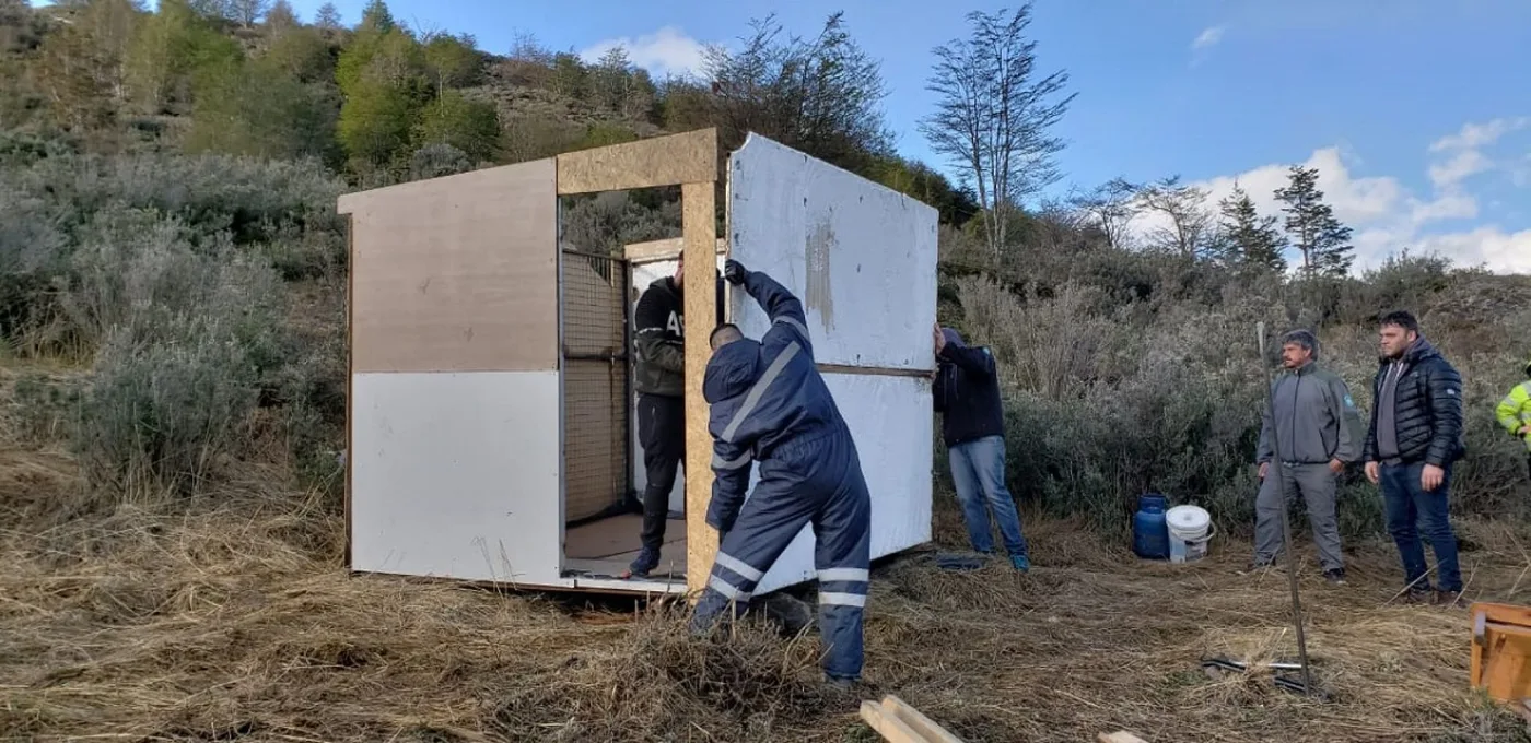 Desarmaron estructuras irregulares en zona de montaña