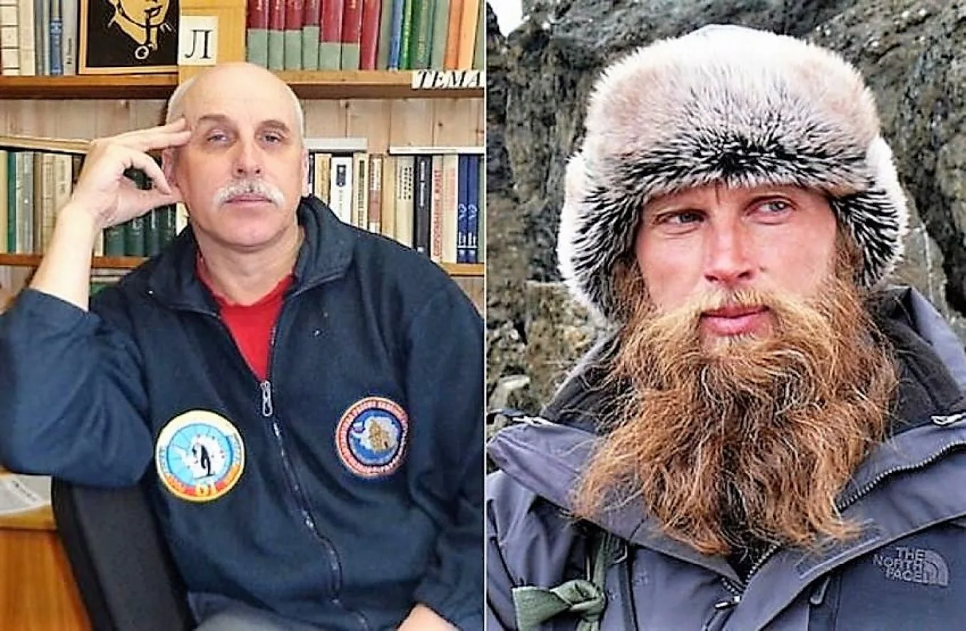 Savitsky (izquierda) apuñaló a Beloguzov (derecha).