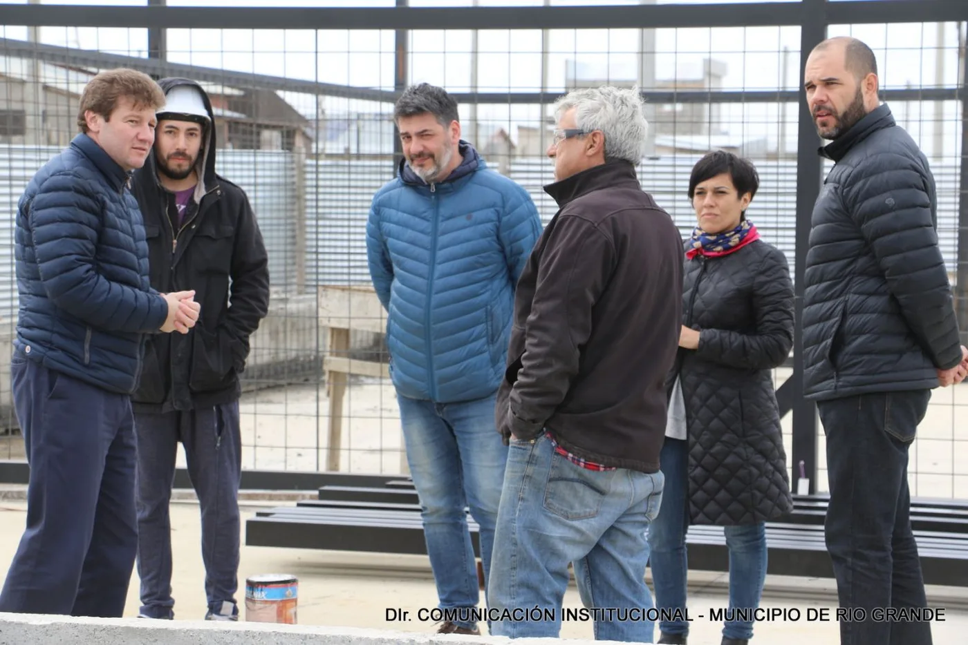 Obras del Gimnasio a Cielo Abierto de Margen Sur