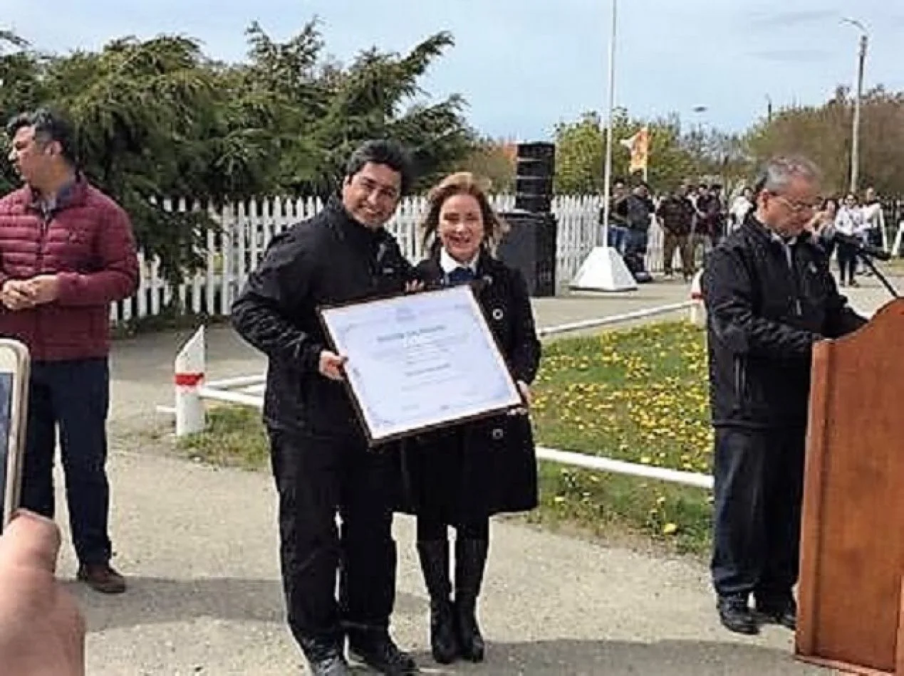Miriam Boyadjian entregó un Diploma de Honor del Senado a la Misión Salesiana