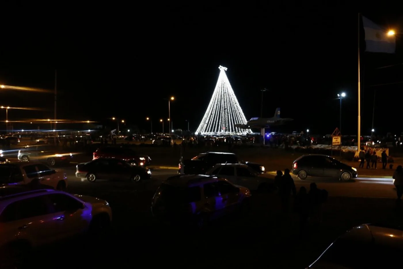 Tradicional encendido del Árbol de Navidad