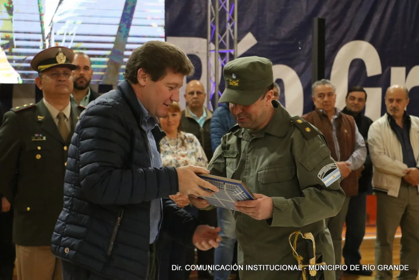 Ceremonia de Cambio de Jefatura del Escuadrón ‘62’ de la Gendarmería Nacional, Río Grande.