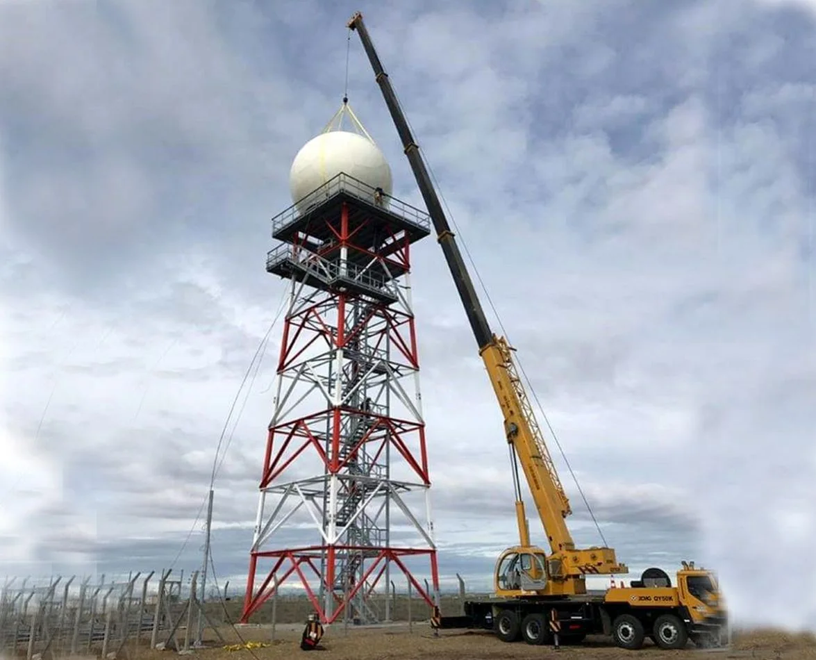 Se instaló en Tierra del Fuego un radar meteorológico