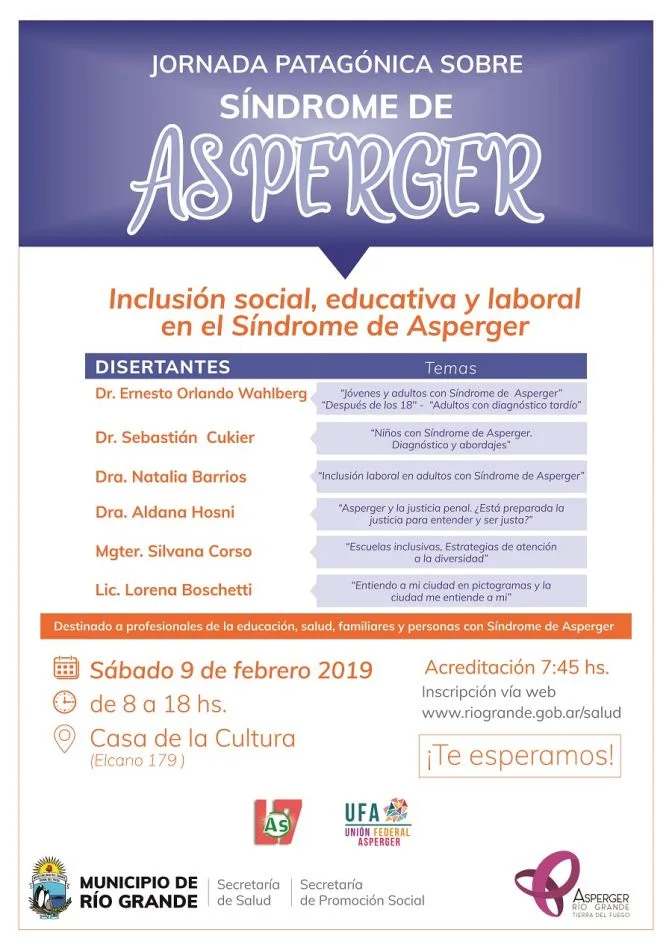 Jornada Patagónica sobre Síndrome de Asperger