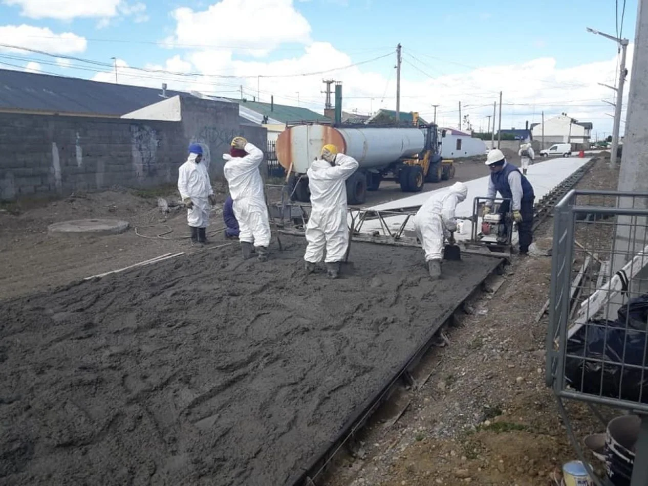 Pavimentación de la calle del B° Mosconi