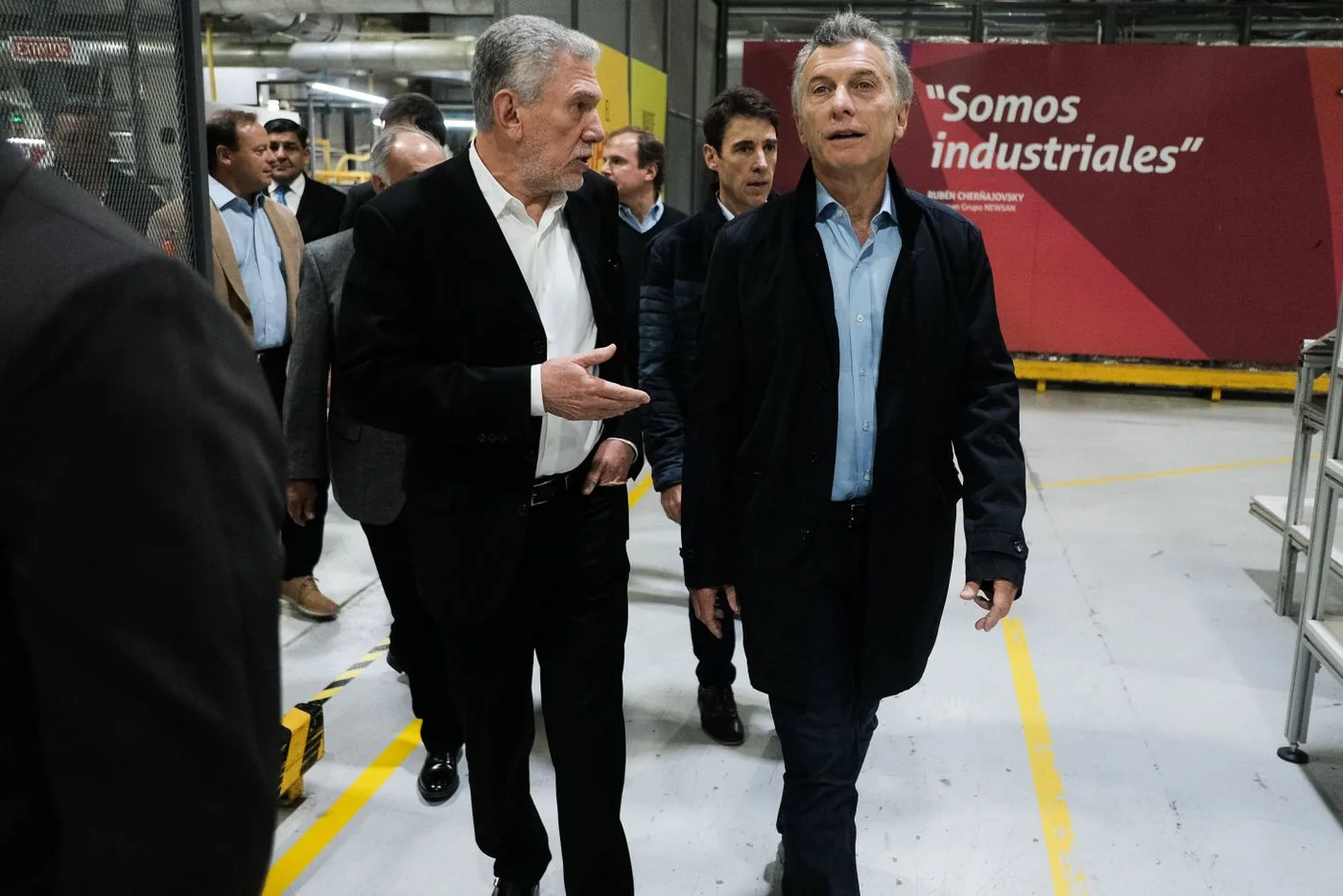 Visita del presidente Macri a las Plantas Productivas de Newsan