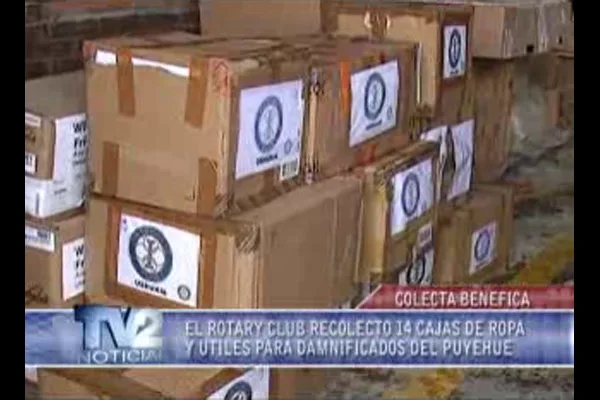Las cajas conteniendo las donaciones que partieron desde Ushuaia.