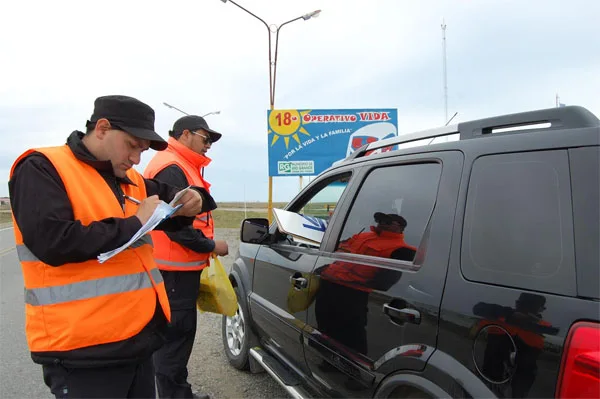 Los controles se desarrollan en el puerto de La Balanza, al norte de Río Grande.