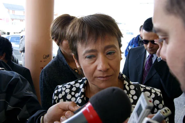 Fabiana Ríos, el día que confirmó que iría por la reelección.