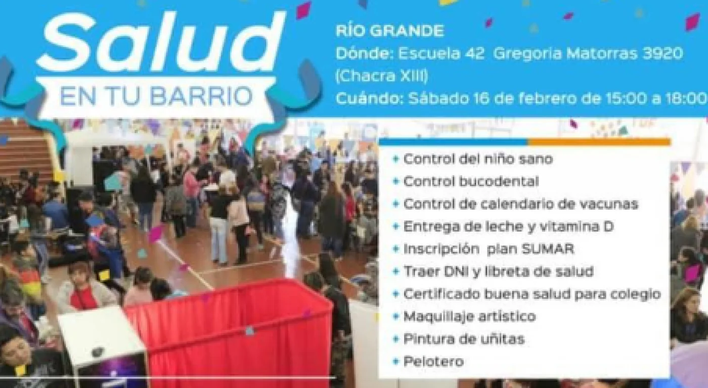 Doble jornada de "Salud en tu Barrio"