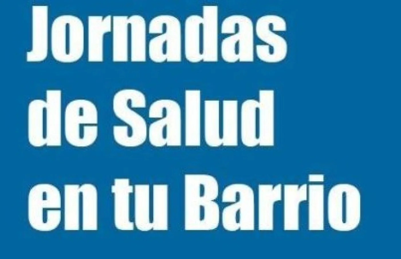 Fueron suspendidas las actividades a realizarse en el barrio Malvinas Argentinas