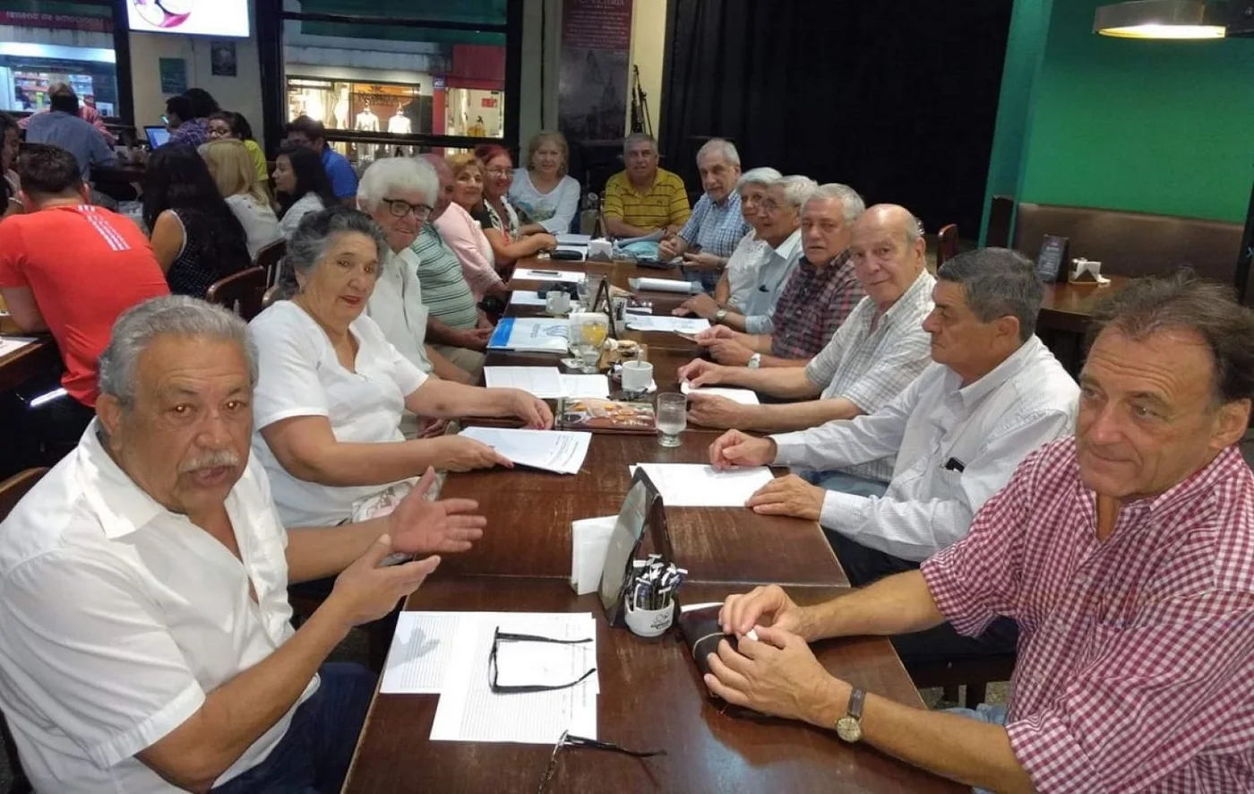 Integrantes de la comisión directiva provisoria del Sindicato de Jubilados de Tucumán.