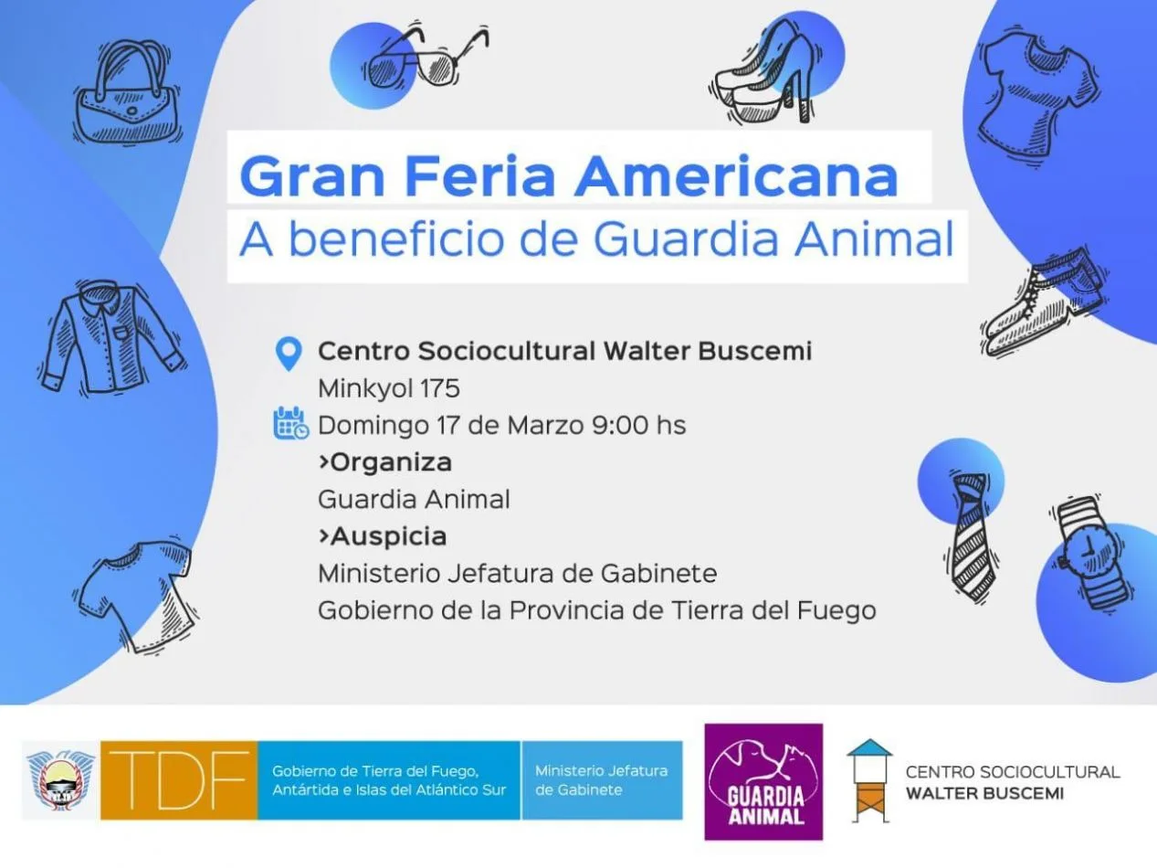 Gran Feria Americana a beneficio de Guardia Animal