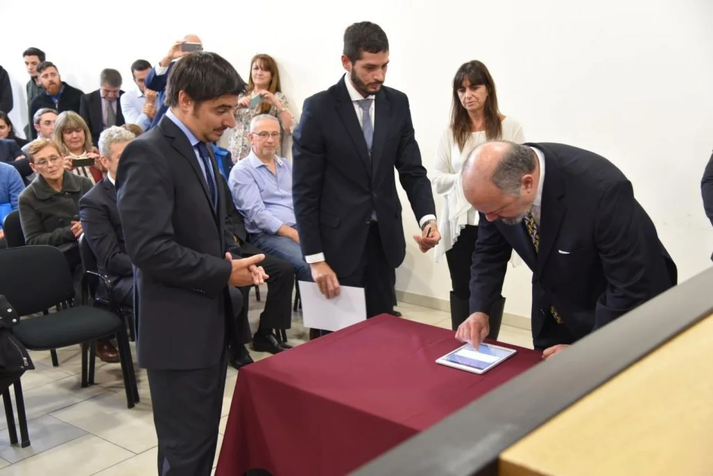 Doctor Federico Martín Vilella, quien asumió como Juez de la Cámara de Apelaciones del Distrito Judicial Norte.