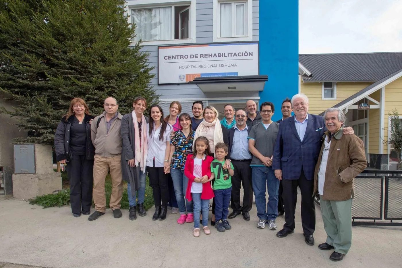 La gobernadora Rosana Bertone inauguró este jueves los consultorios del Centro de Rehabilitación del Hospital Regional Ushuaia