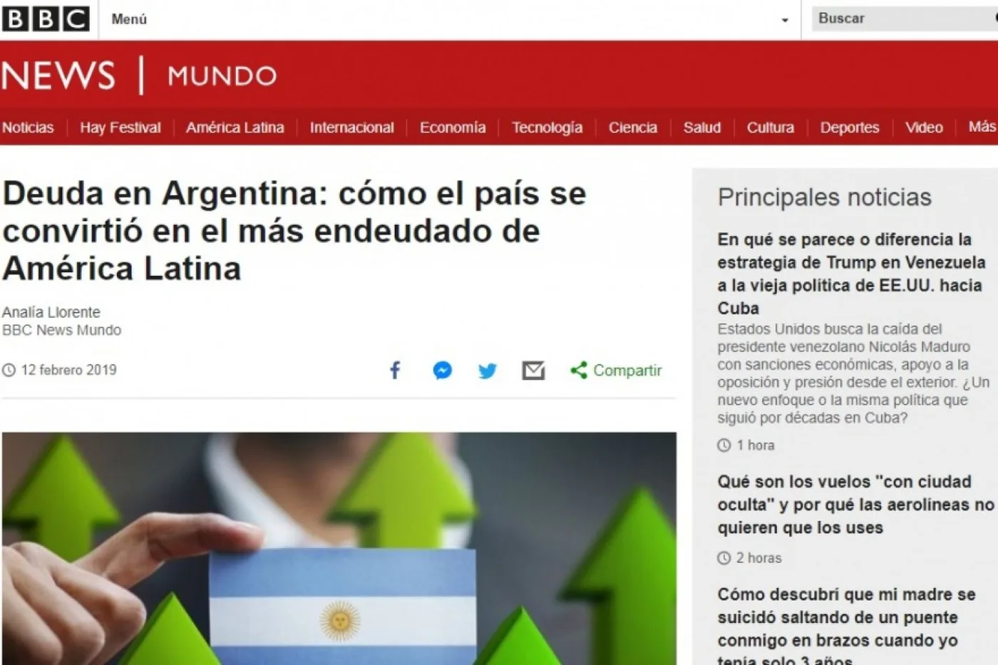 Durísima nota de la BBC sobre la crisis en Argentina