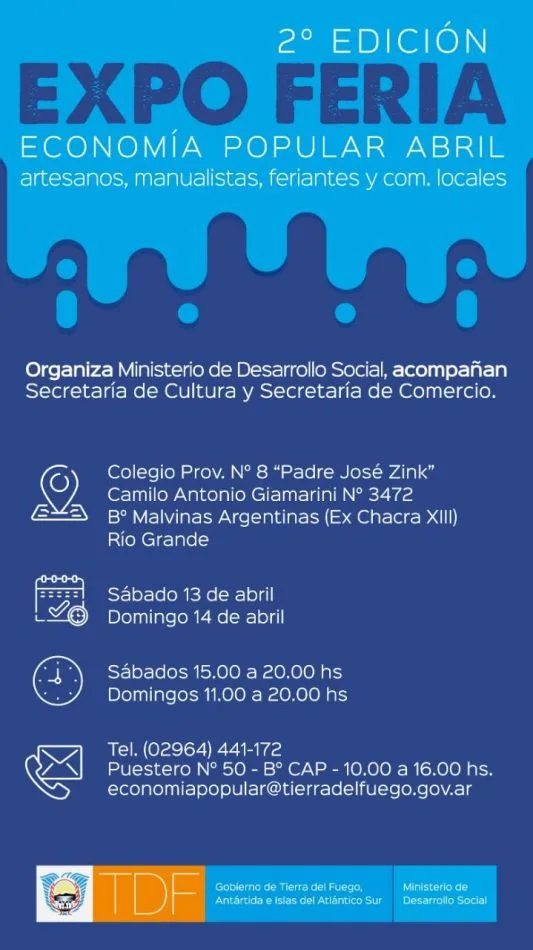 Expo Feria de la Economía Popular en Río Grande