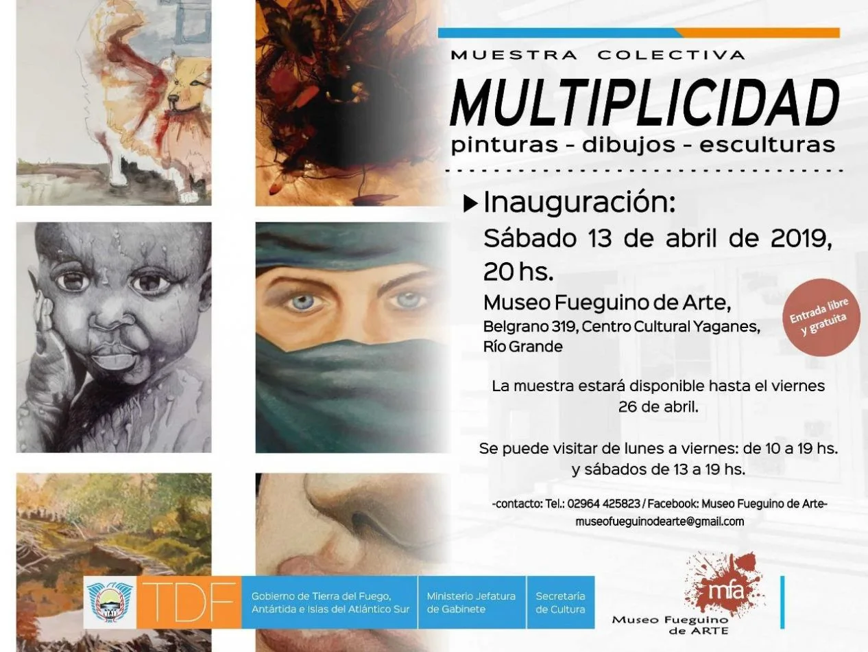 Museo Fueguino de Arte inaugura la muestra "Multiplicidad"