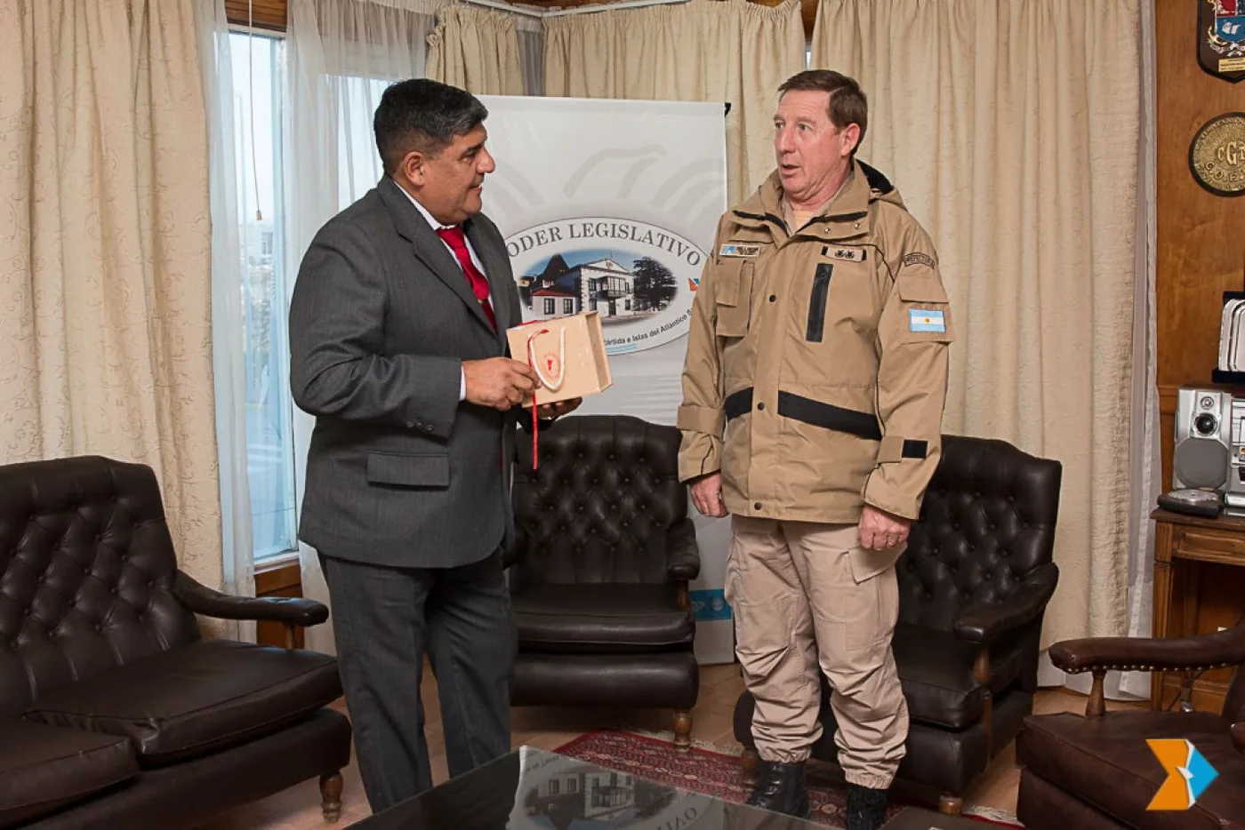 Kneeteman se entrevistó con el vicegobernador Arcando
