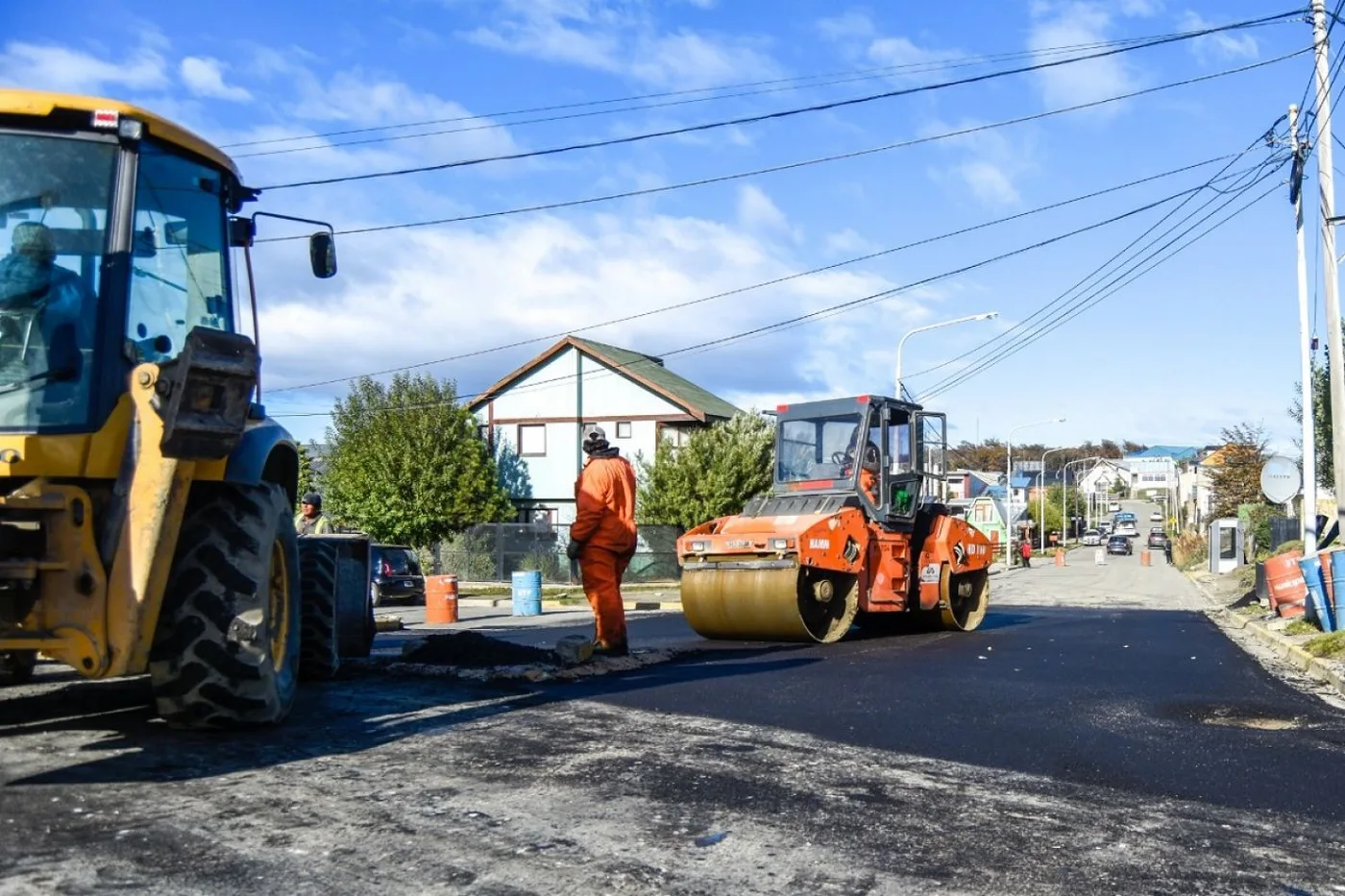 Obras en Ushuaia.