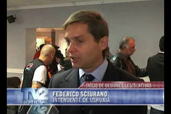 Intendente de la Municipalidad de Ushuaia, Federico Sciurano.