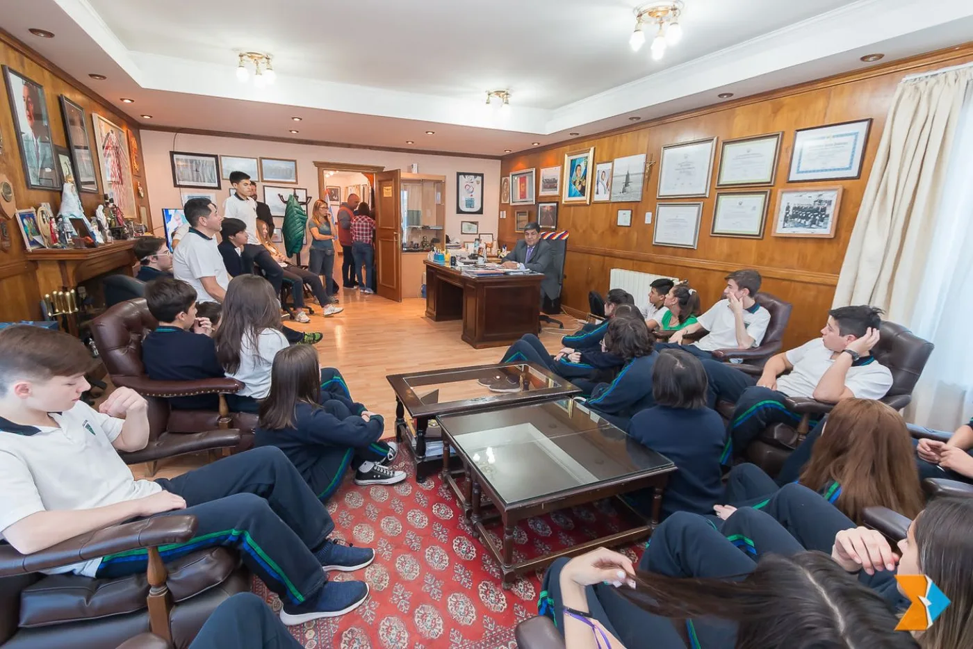 El Colegio Upsala de El Calafate realiza esta semana un viaje de estudios en la Provincia.