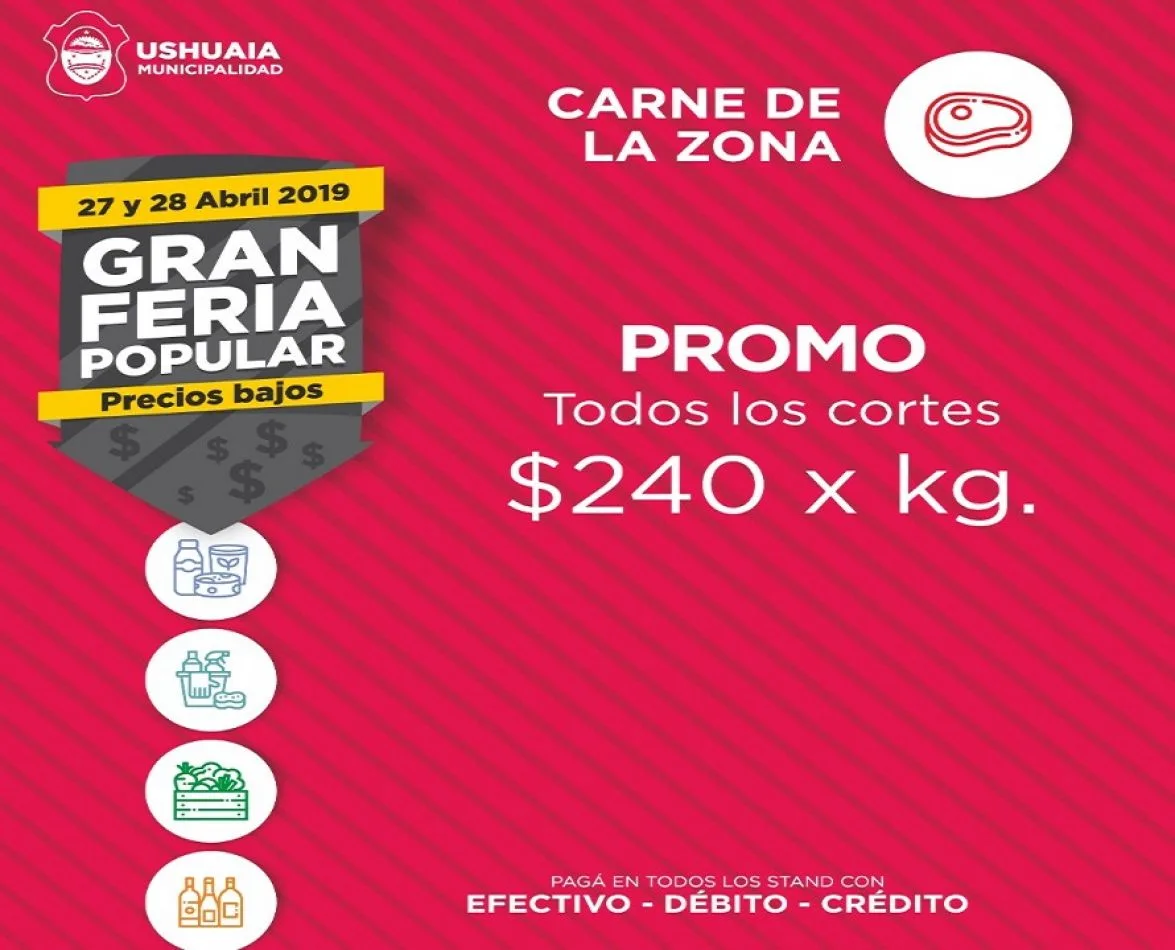 Gran feria popular con increíbles precios en el barrio Bahía Golondrina