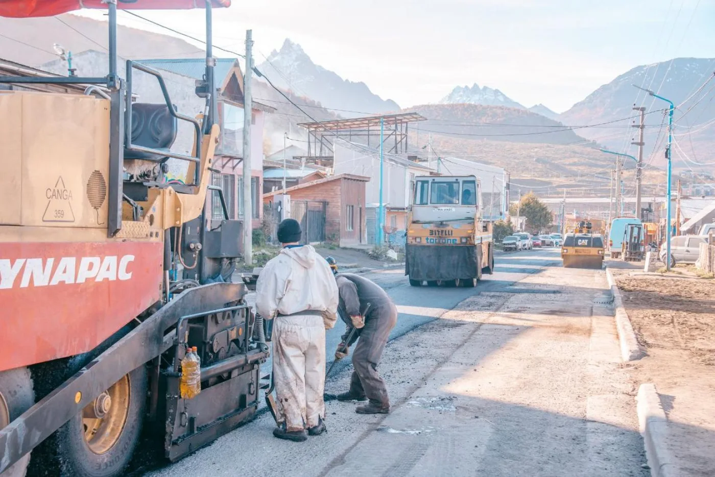 Vuoto evaluó los avances de obras en la ciudad de Ushuaia