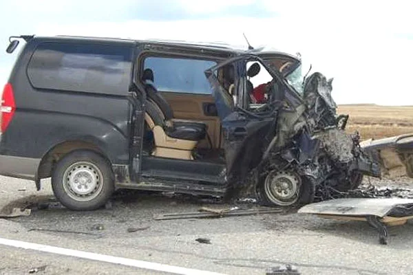 Ramón Riveros viajaba en el asiento trasero de la Hyundai H-1.