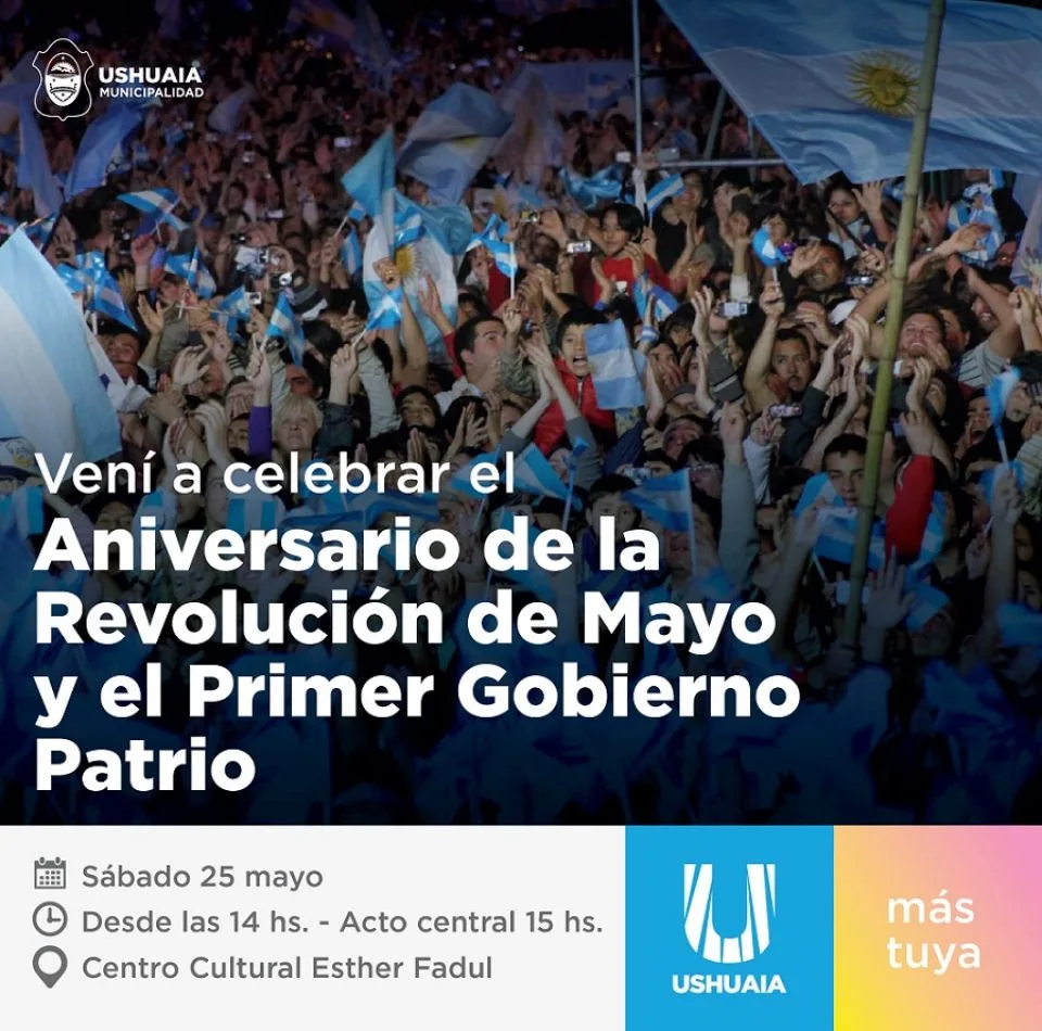 El 25 de Mayo la celebración central será en el Fadul