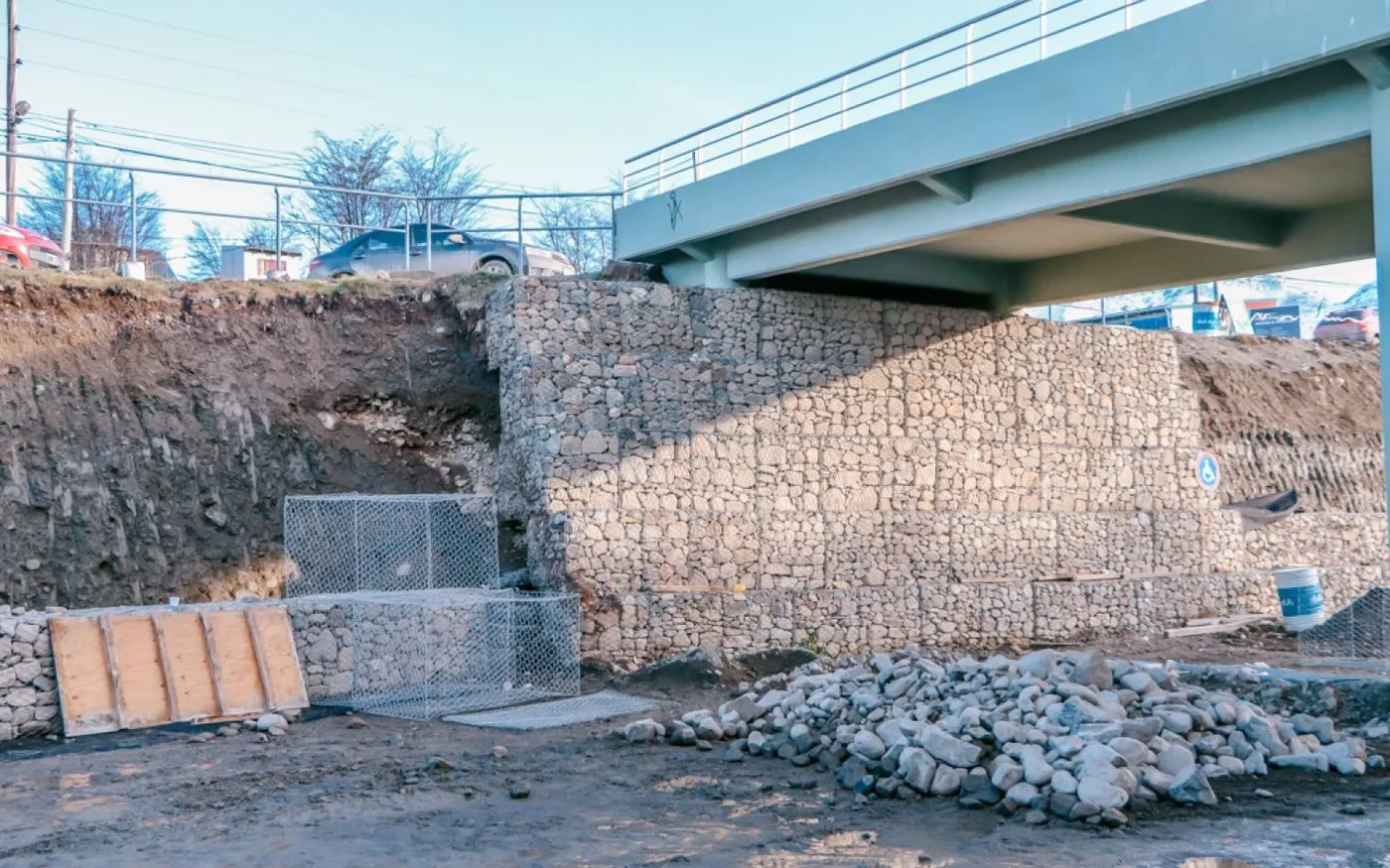 Muro de contención,en Andorra