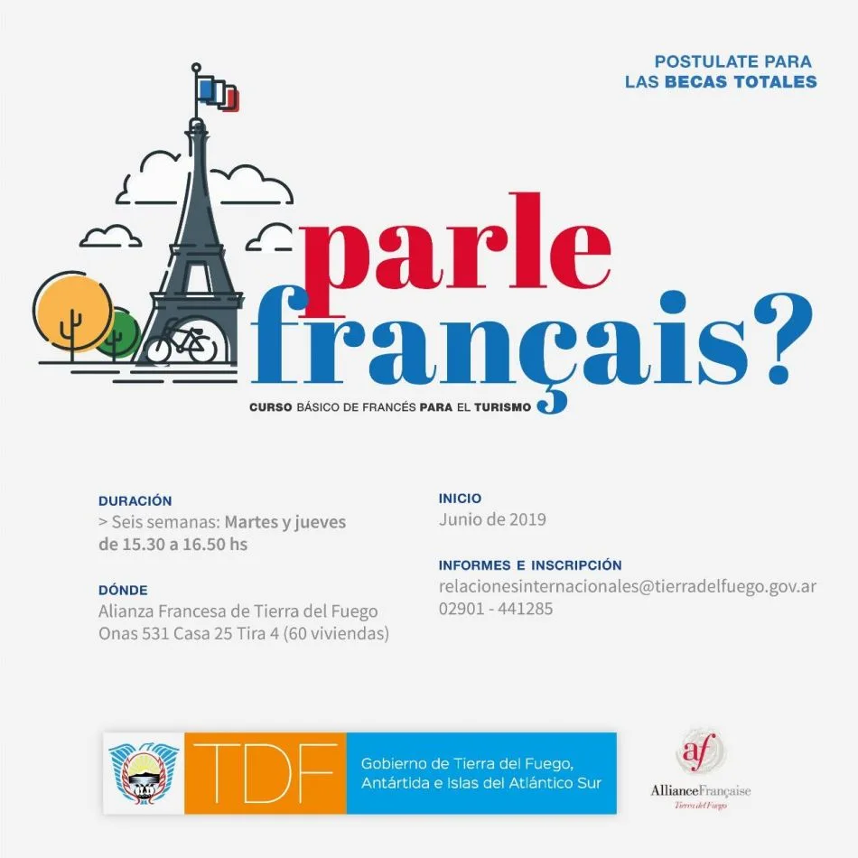 Comienza el dictado de cursos gratuitos de idioma francés